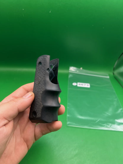 45* Grooved Autococker Grips - used paintball grip panel - black