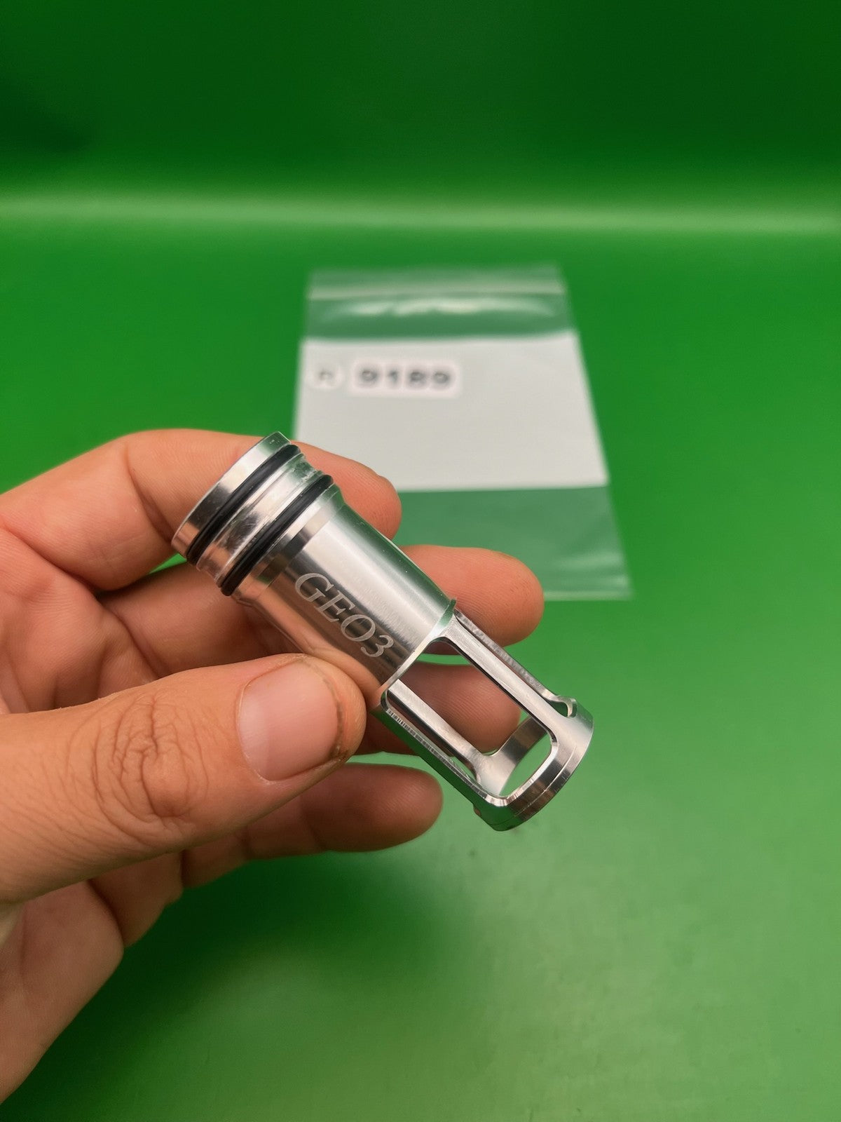 Planet Eclipse Geo3 3.1 Can Assembly Silver Aluminum Marker Part
