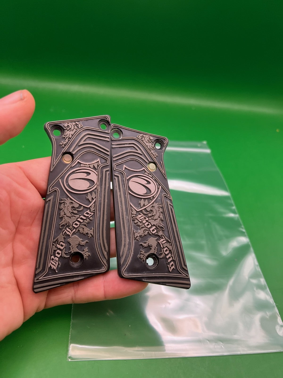 Bob Long Grip Panels Black for Marq