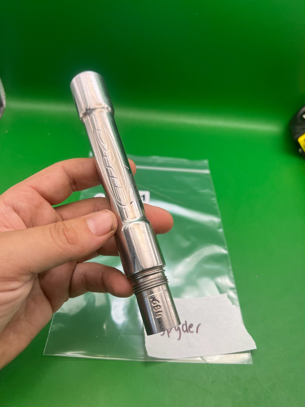 Spyder Barrel Chrome Silver 7in .689 Spyder Back