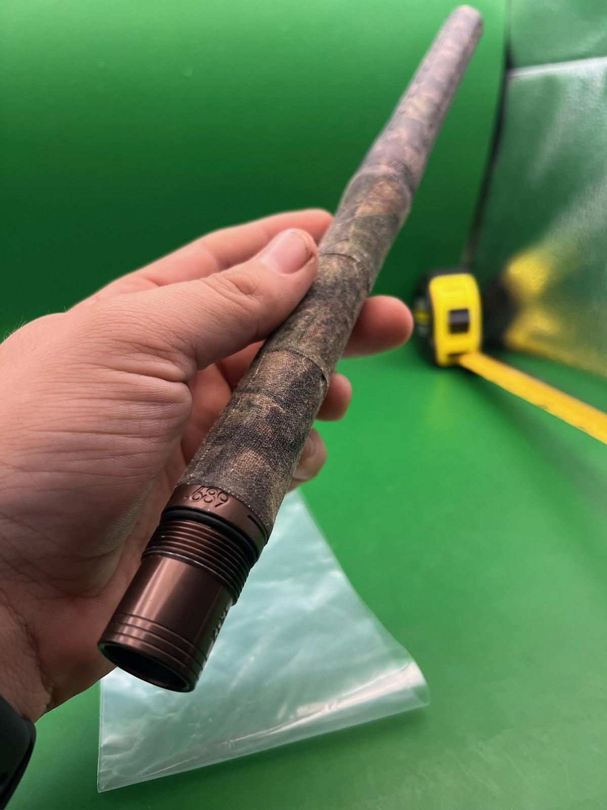Camo Wrapped Bronze Tip Planet Eclipse barrel