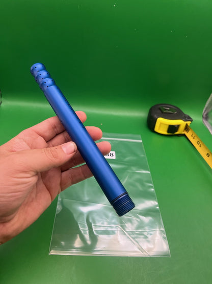 CP Barrel Tip Blue - used paintball barrel tip - blue anno