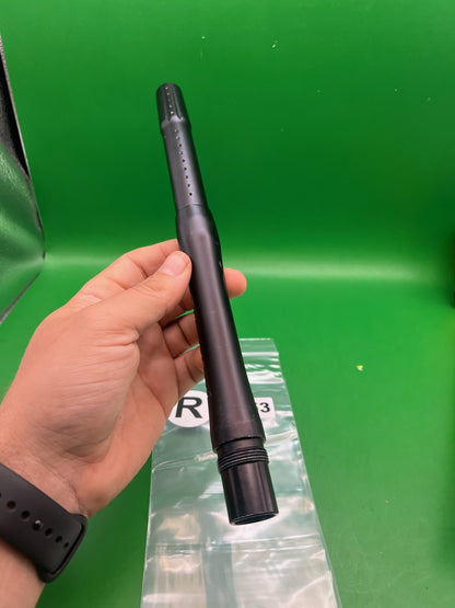 Proto Paintball Barrel Back Black .688 Bore - used paintball barrel back - black