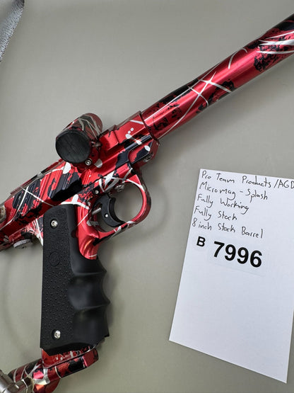 Pro Team Products PTP/AGD Micromag - Splash - Paintball Marker Fully Working