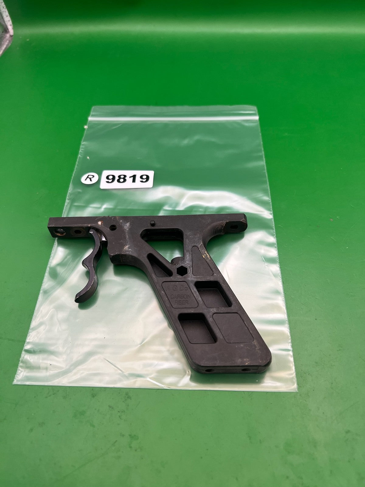 AGD Automag Carbon Paintball Marker Paintball Frame with  Red Splash Trigger