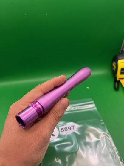 Proto Autococker Barrel Back Purple 6" .688 Bore Aluminum