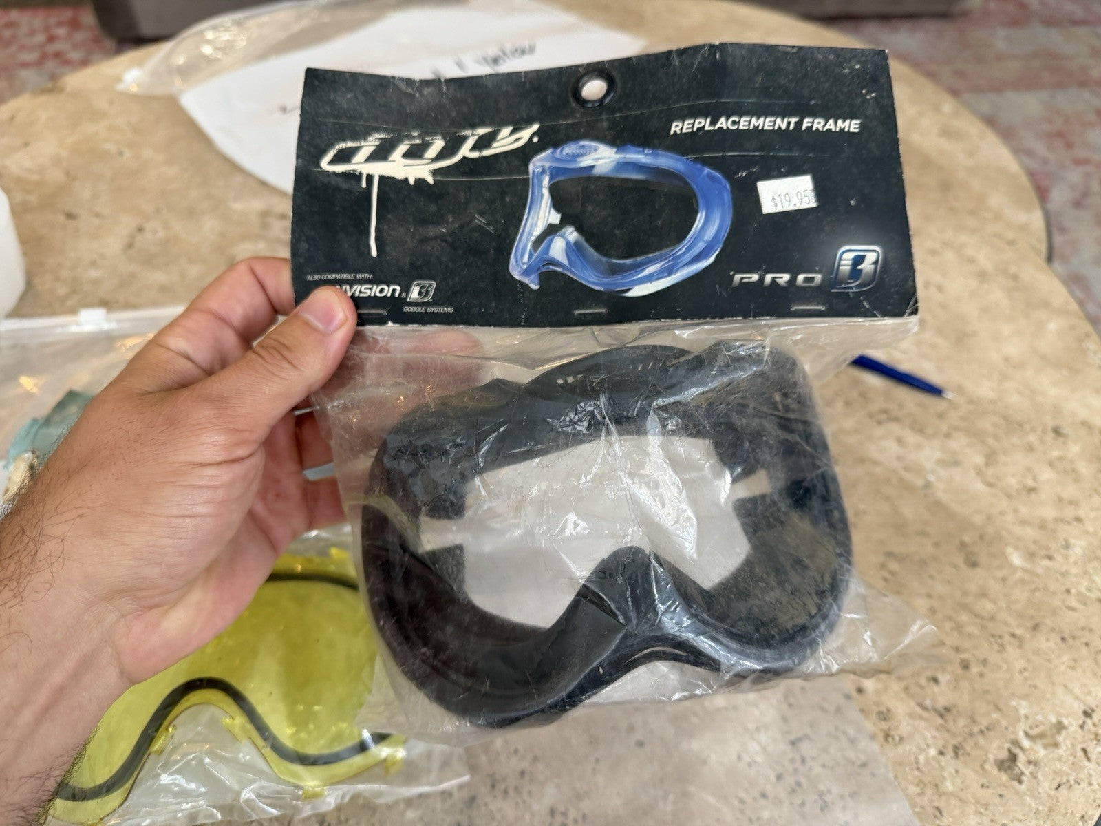 NOS Dye Black Invision Frame And Lense