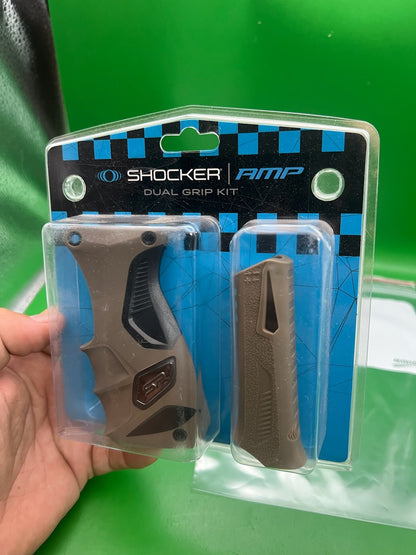 Smart Parts Shocker AMP Dual Grip Kit Trigger Frame & Vertical Reg Grip FDE