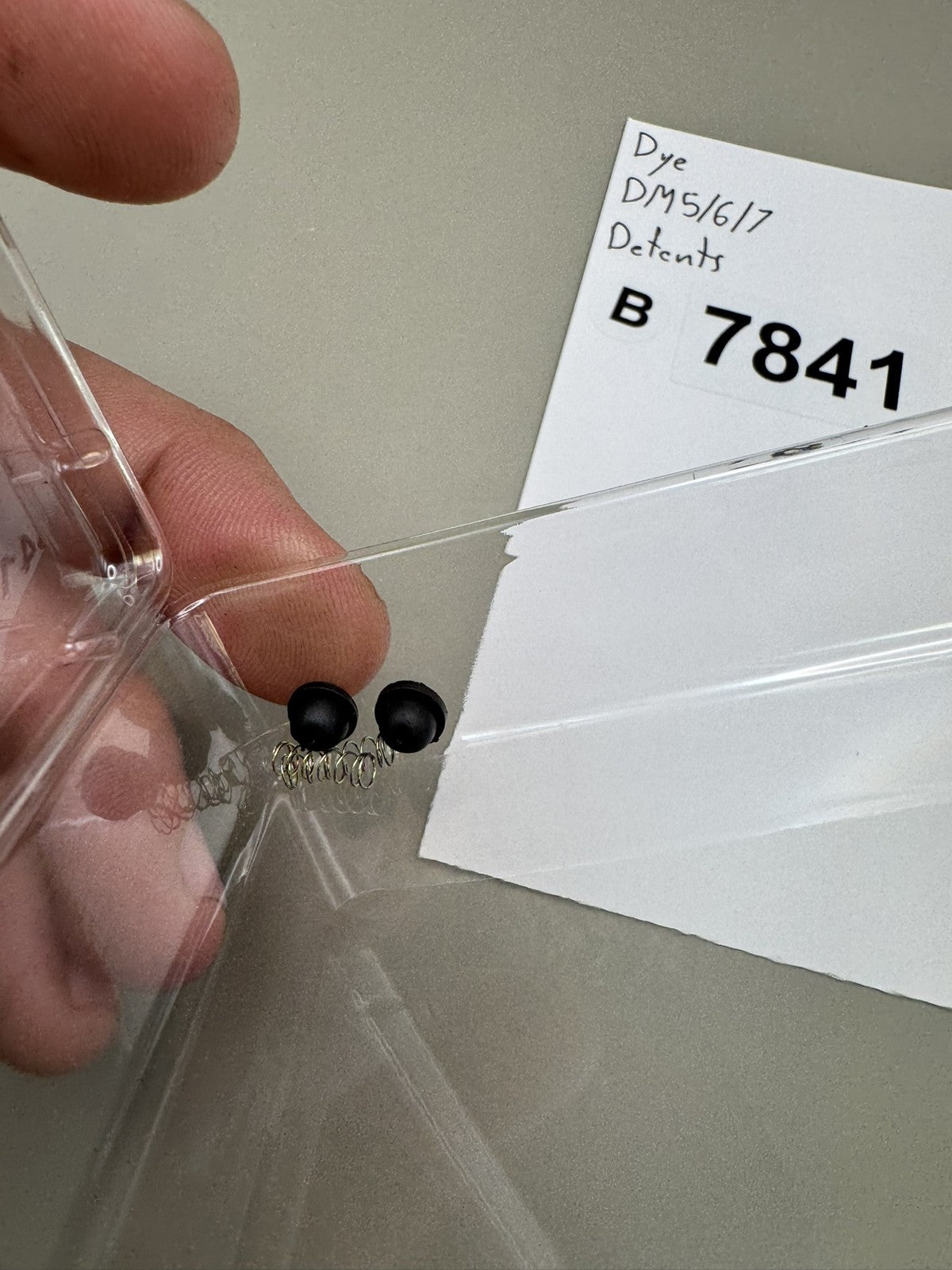 Dye DM5 DM6 DM7 Ball Detents Black