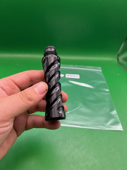 Black Gas Through Grip - used paintball gas through grip - black