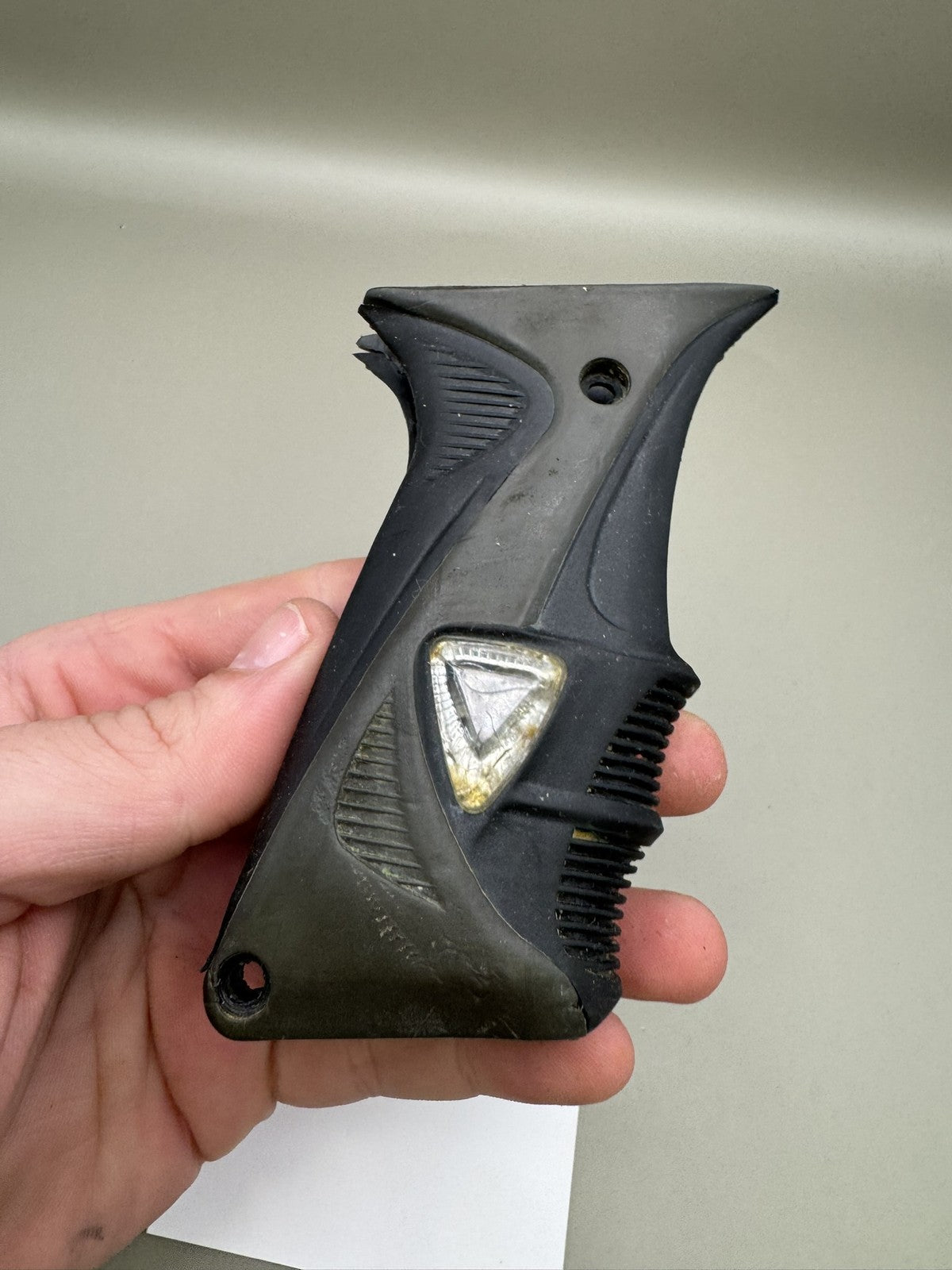 DLX Luxe 1.0/2.0 Grips Black Rubber Paintball Marker Grip Panels