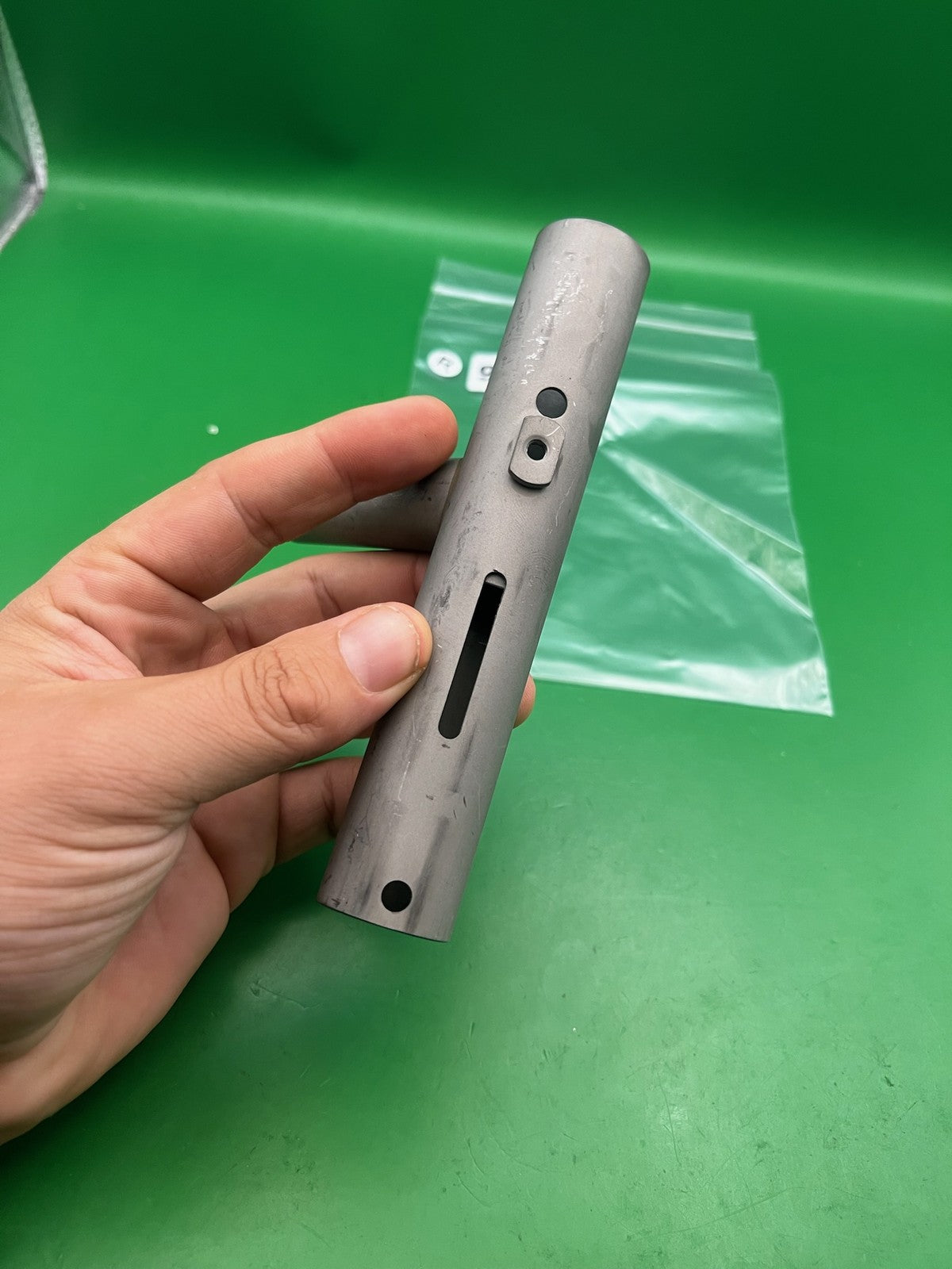 AGD Airgun Designs Automag Body Grey Aluminum Paintball Marker Part