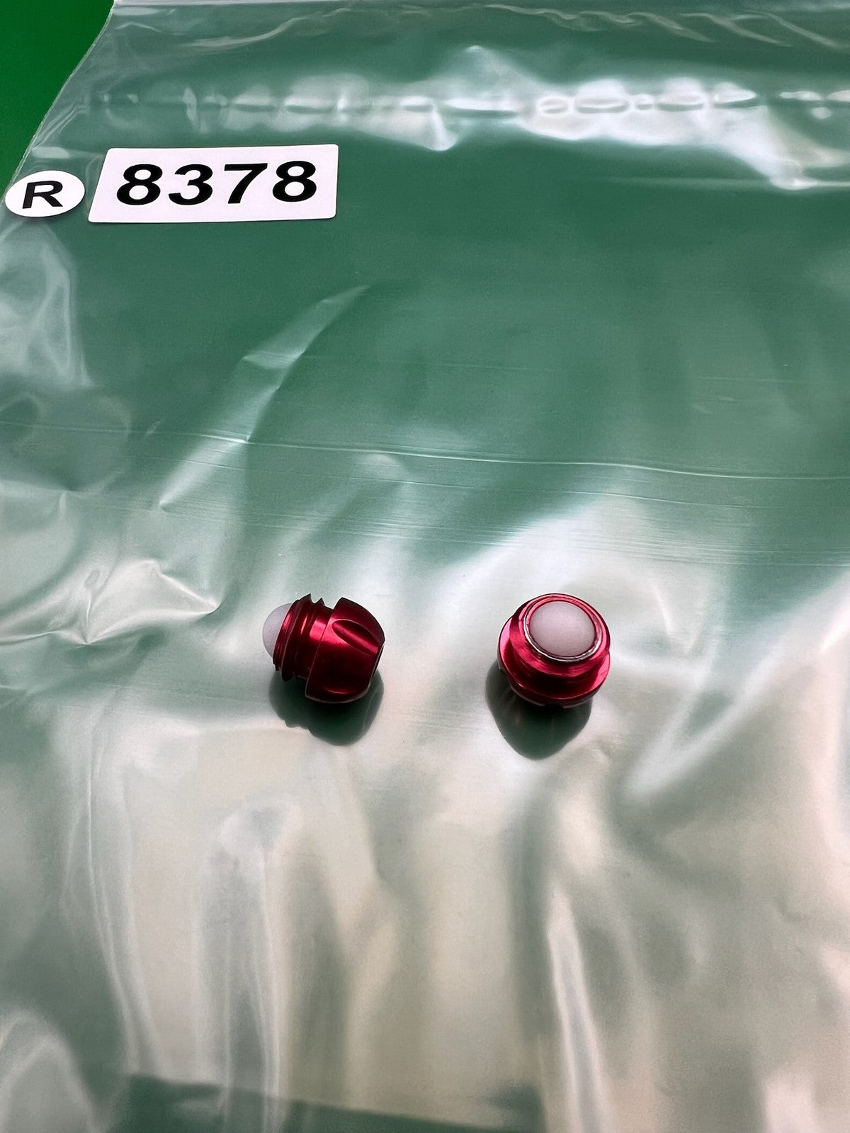 Smart Parts Shocker Detent Kit Red Anodized Aluminum Ball Detents 2-Pack
