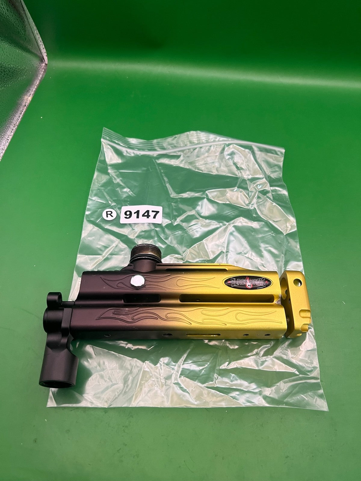 WGP Black Magic Autococker Body Gold Black Fade Flame Ano