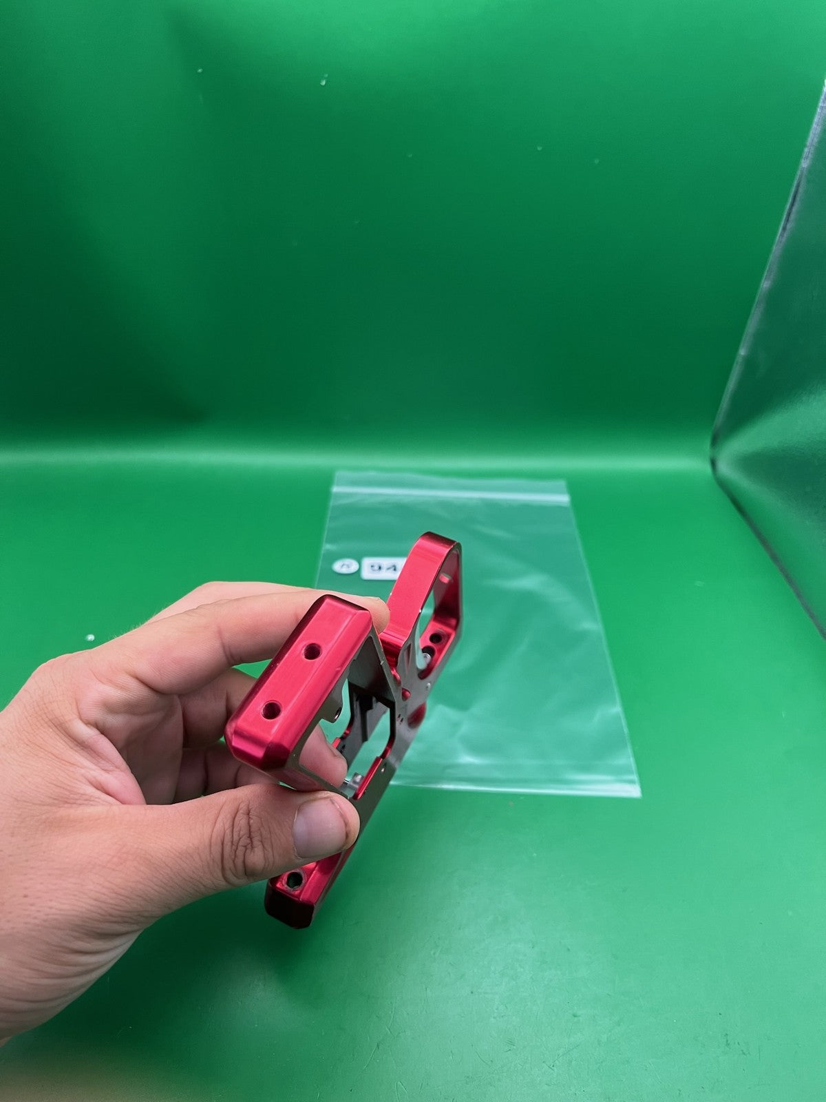 Smart Parts Shocker SFT Trigger Frame Red Anodized Aluminum