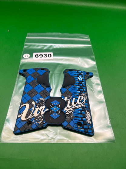Virtue Grip Panels Series Blue Black