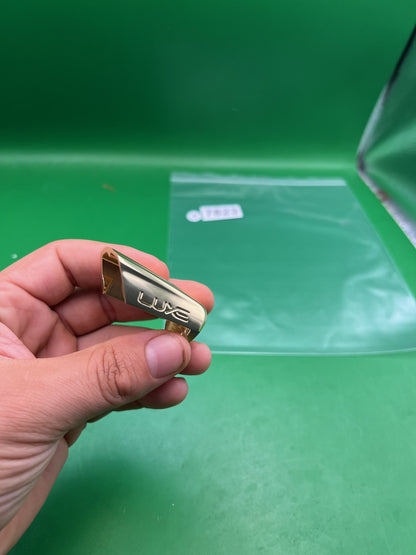 Rare DLX Luxe Gold Back Bolt Cap