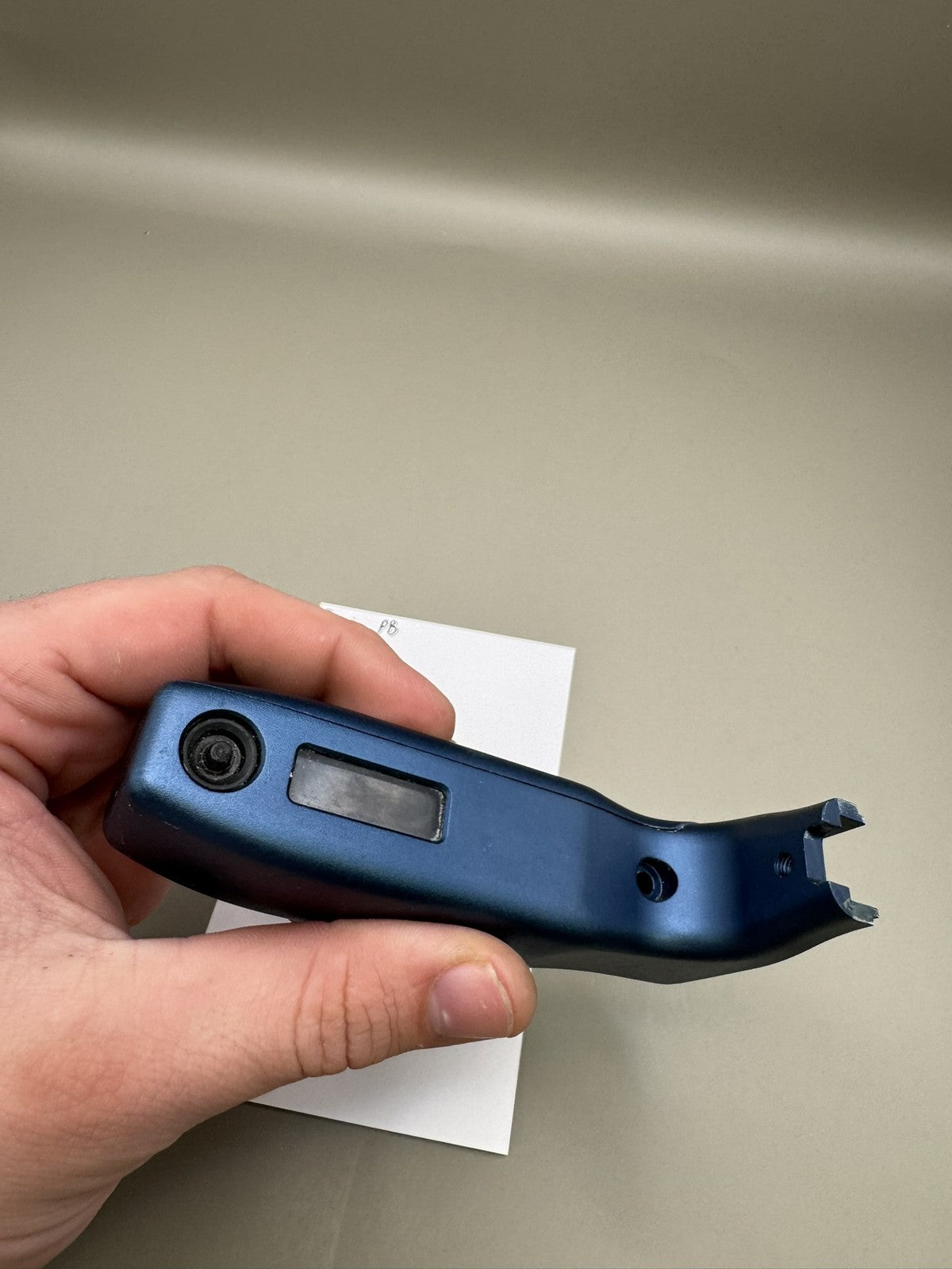Empire AXE Pro Battery Case / Front Grip Blue Paintball