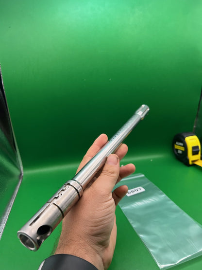 Dye Stainless Steel Paintball Barrel .689 Bore 14in Silver