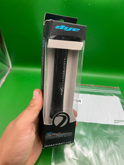 Dye CF-S Carbon Fiber Barrel Back .680 Bore Autococker AC Thread Black NOS