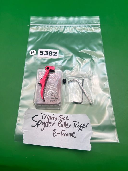 Trinity Sick Spyder Roller Trigger E-Frame Red Aluminum