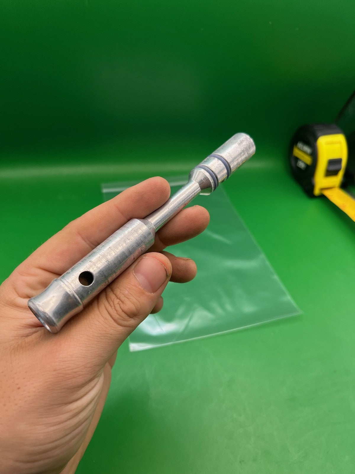 Stock Autococker Bolt - used paintball bolt - silver