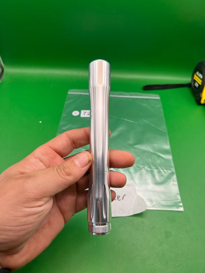 Dye UL-I Barrel Back Autococker AC Thread Polished Silver ~8"