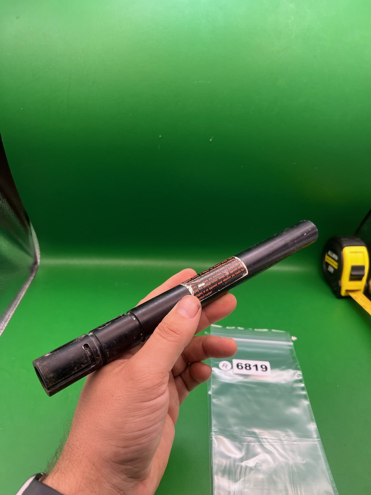 AGD Automag Paintball Barrel  Black 0.692 Bore 11in
