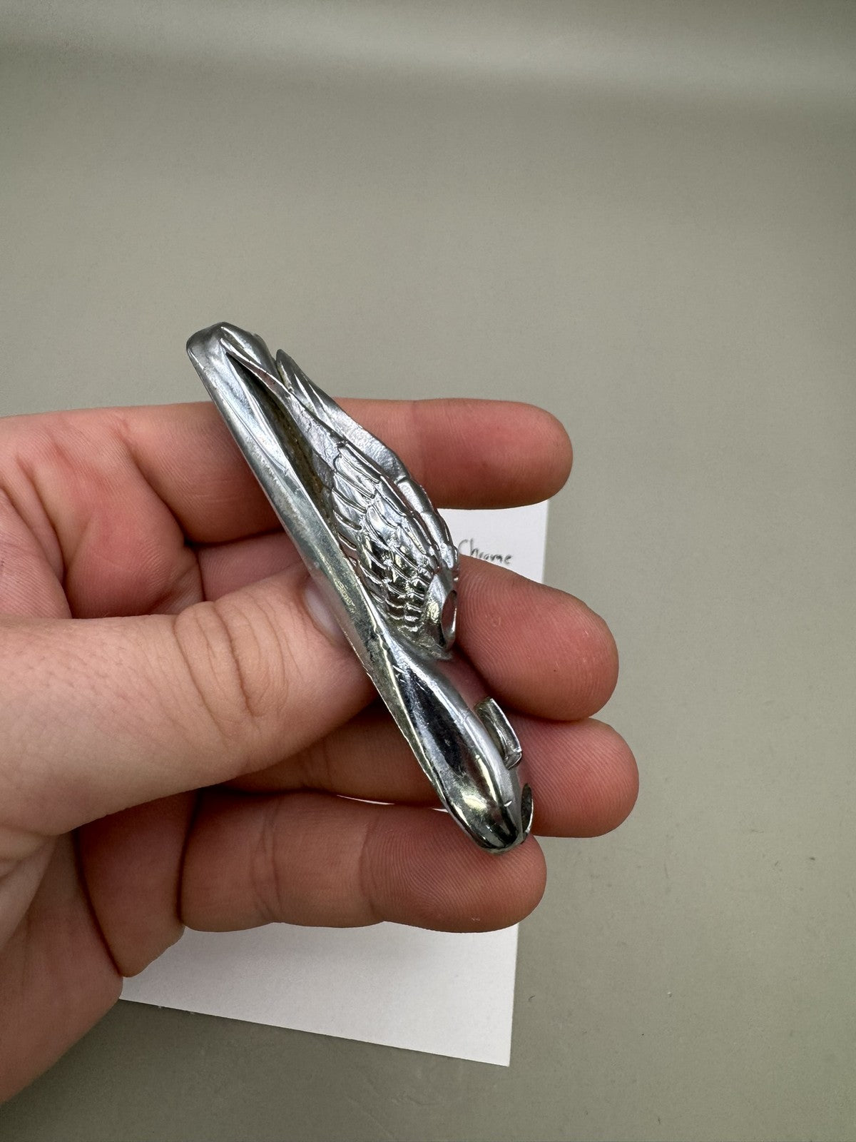WDP Angel LCD Wings Solenoid Cover - Chrome
