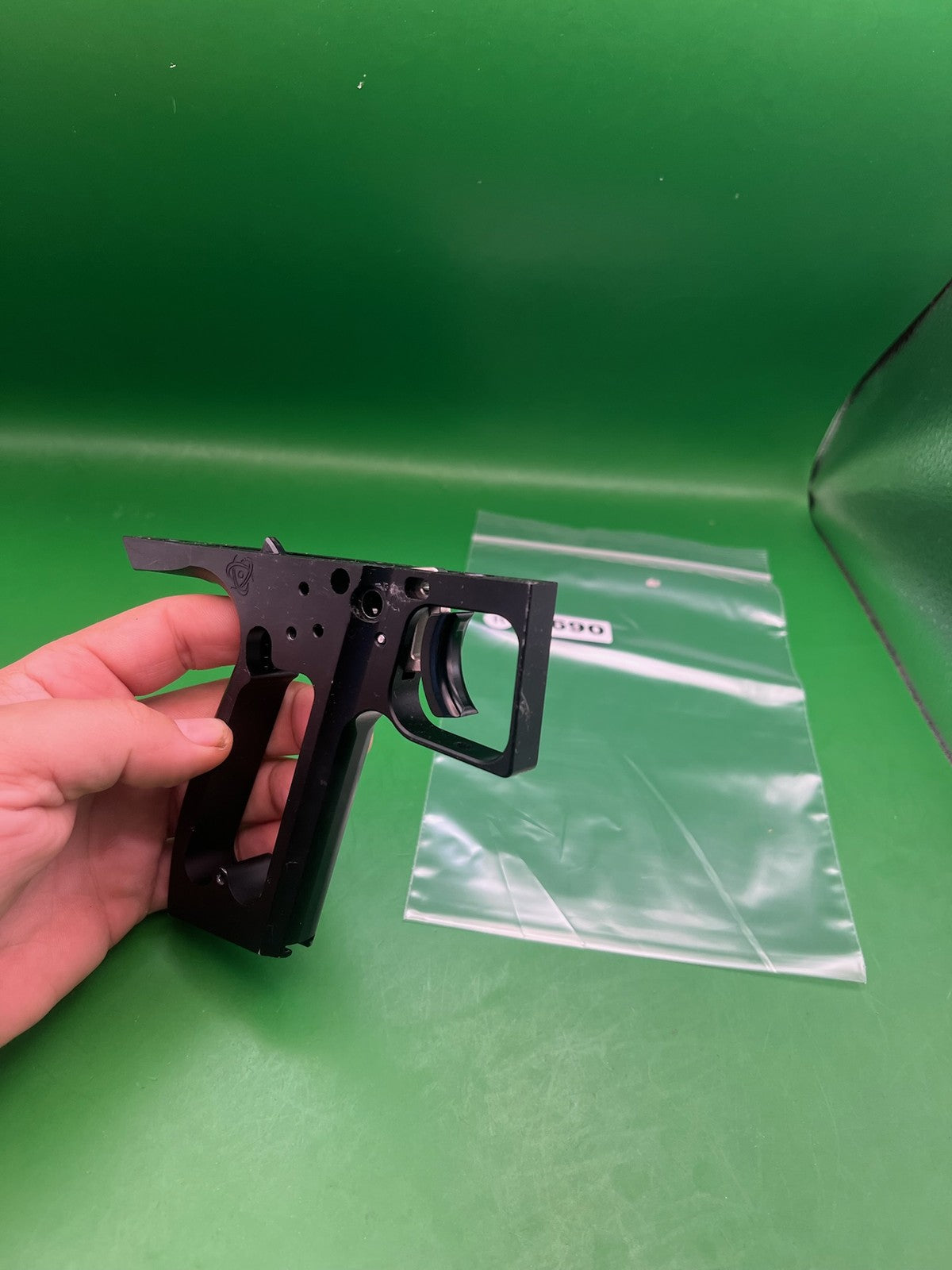 Inception Designs Slider Frame - used paintball trigger frame - black