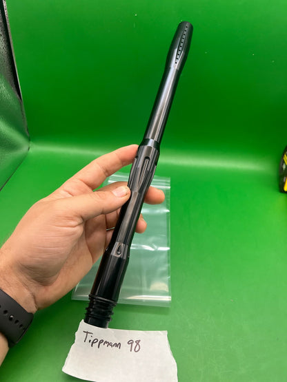 Tippmann 98 Two-Piece Barrel 14" Black - used paintball barrel (two-piece set) - black