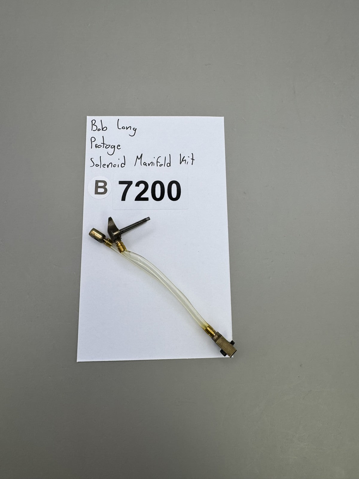 Bob Long Protege Solenoid Manifold Kit Brass