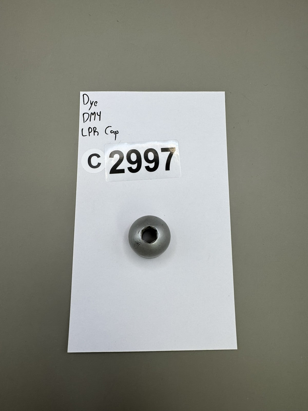 Dye DM4 LPR Cap Silver Aluminum Paintball Marker Part