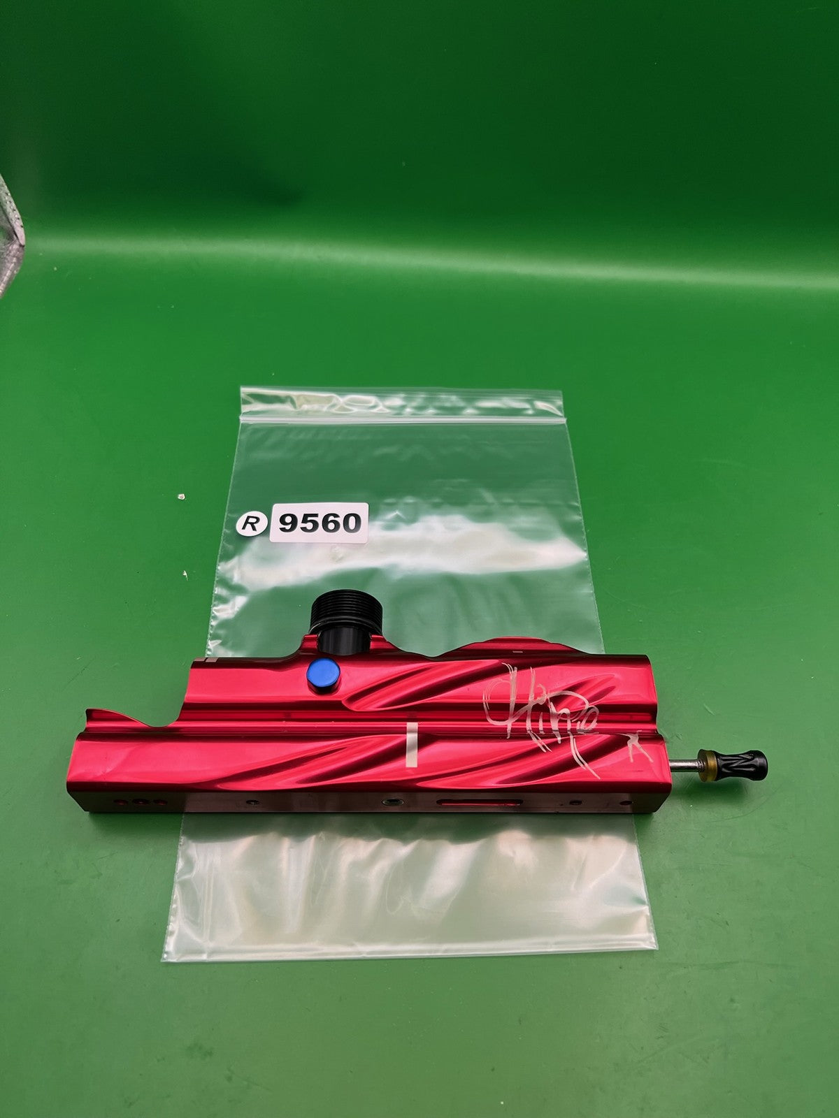 WGP Pro Stock Autococker Body Drilled Feedneck Mod Red Aluminum