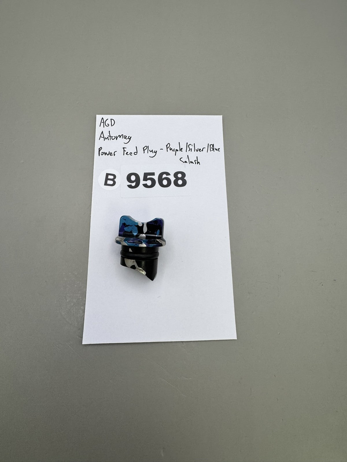 AGD Automag Power Feed Plug - Purple/Silver/Blue Splash