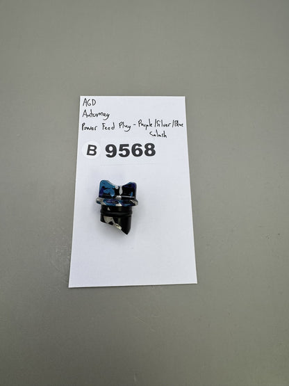 AGD Automag Power Feed Plug - Purple/Silver/Blue Splash