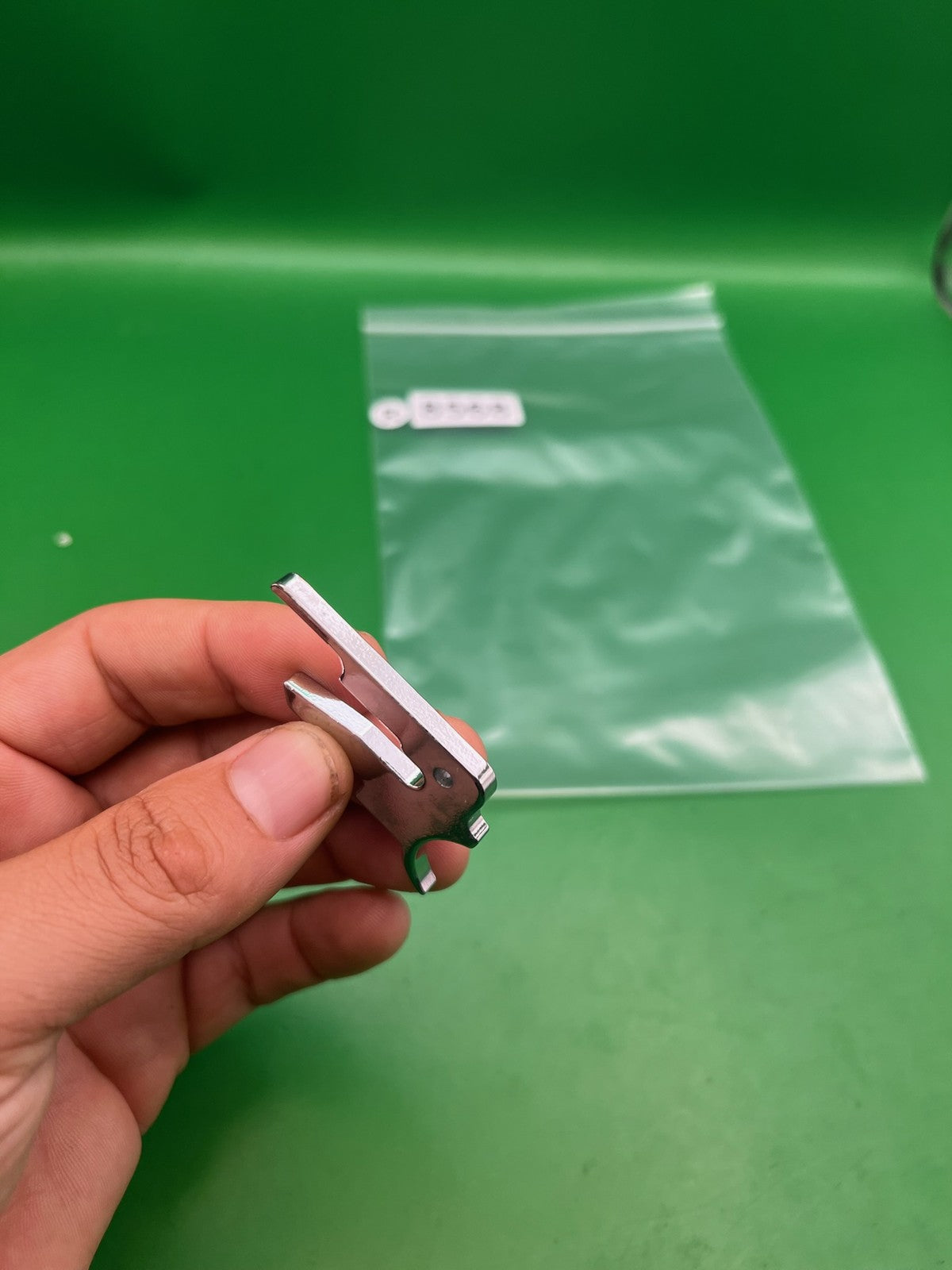 WGP Autococker Slide Trigger Plate Silver Stainless Steel