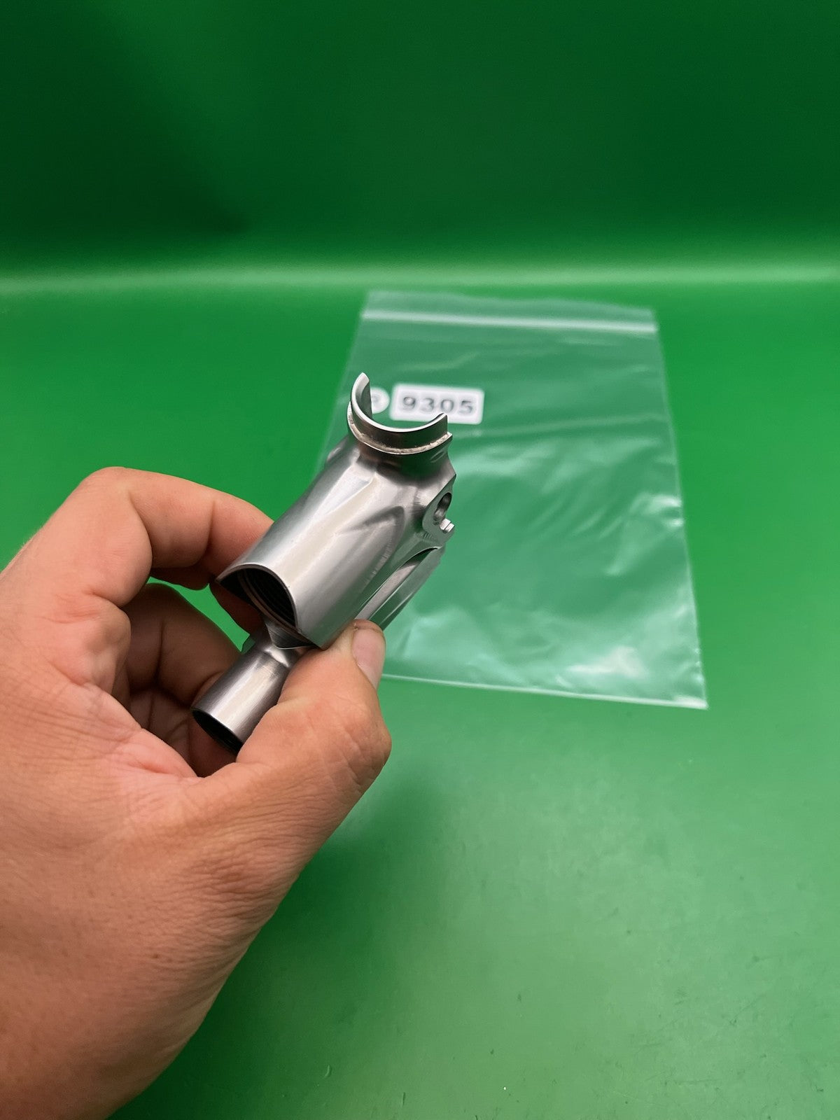 Bob Long G6R Front Half Body Silver Raw Aluminum Paintball Marker Part