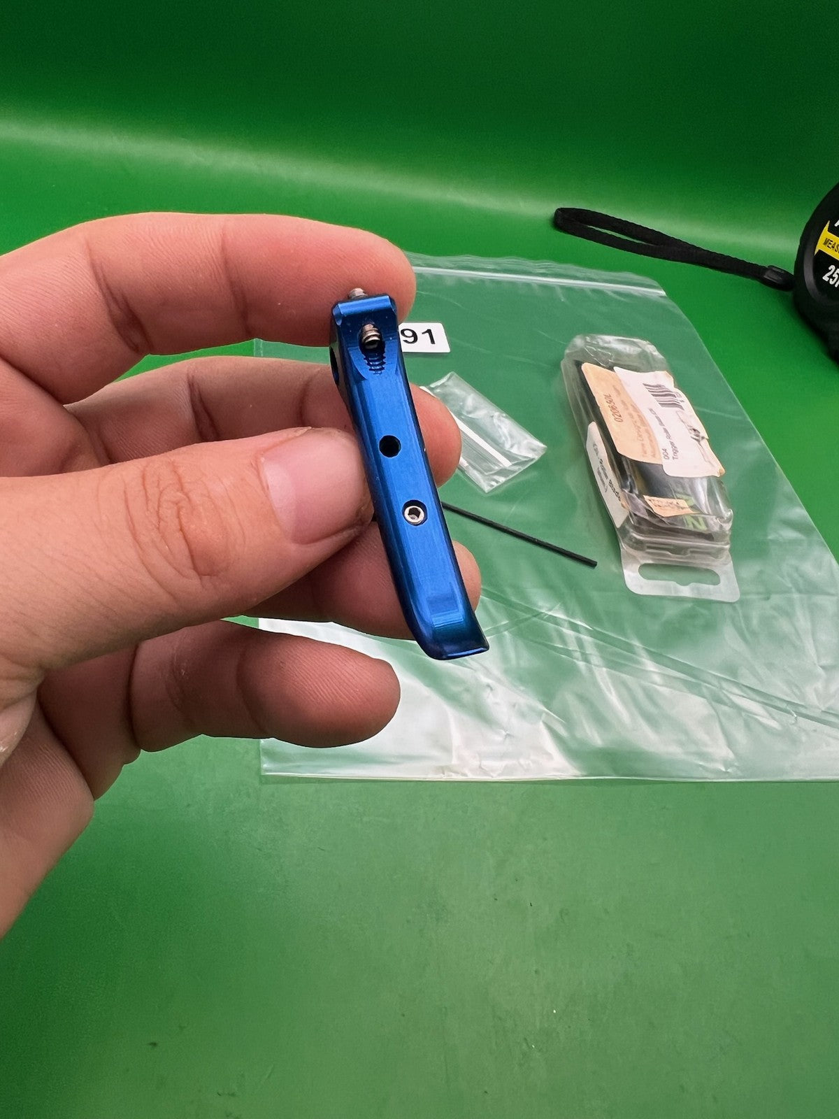 New Designz NDZ Ion Roller Trigger Aluminum Blade Blue
