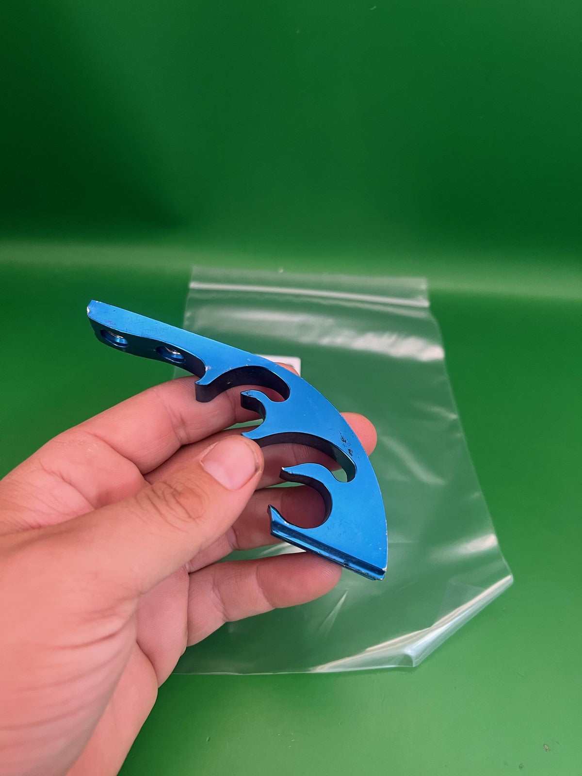 Custom Products CP Flame ASA Rail Drop Forward Blue Anodized Aluminum
