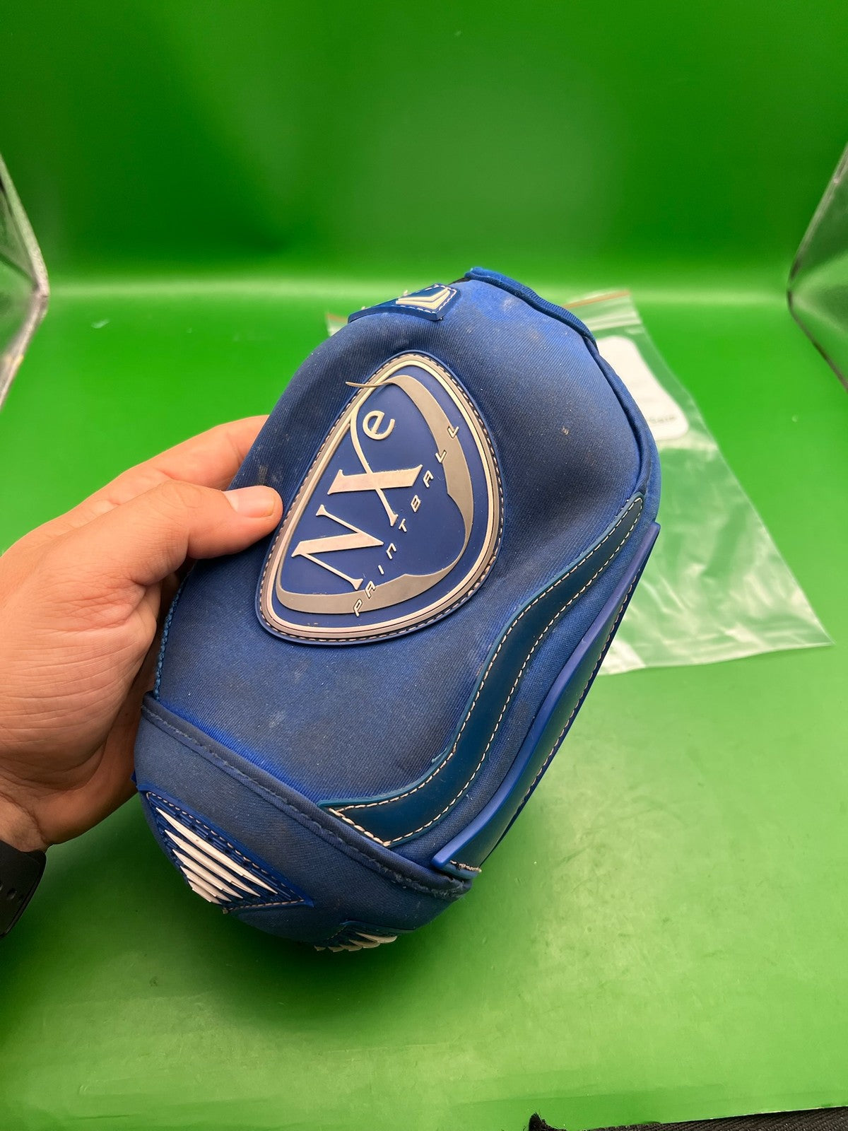 NXe Paintball Tank Cover Blue Neoprene HPA