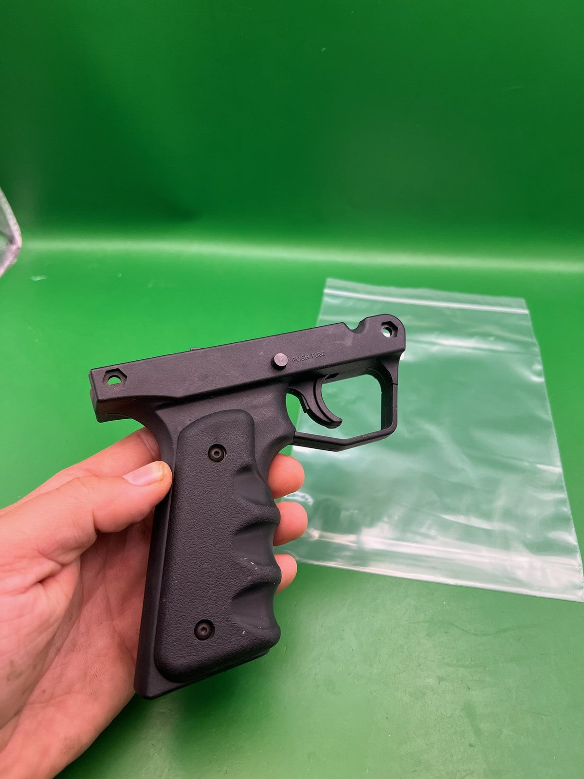 Tippmann BT-4 Trigger Frame with Grips Black Push Fire