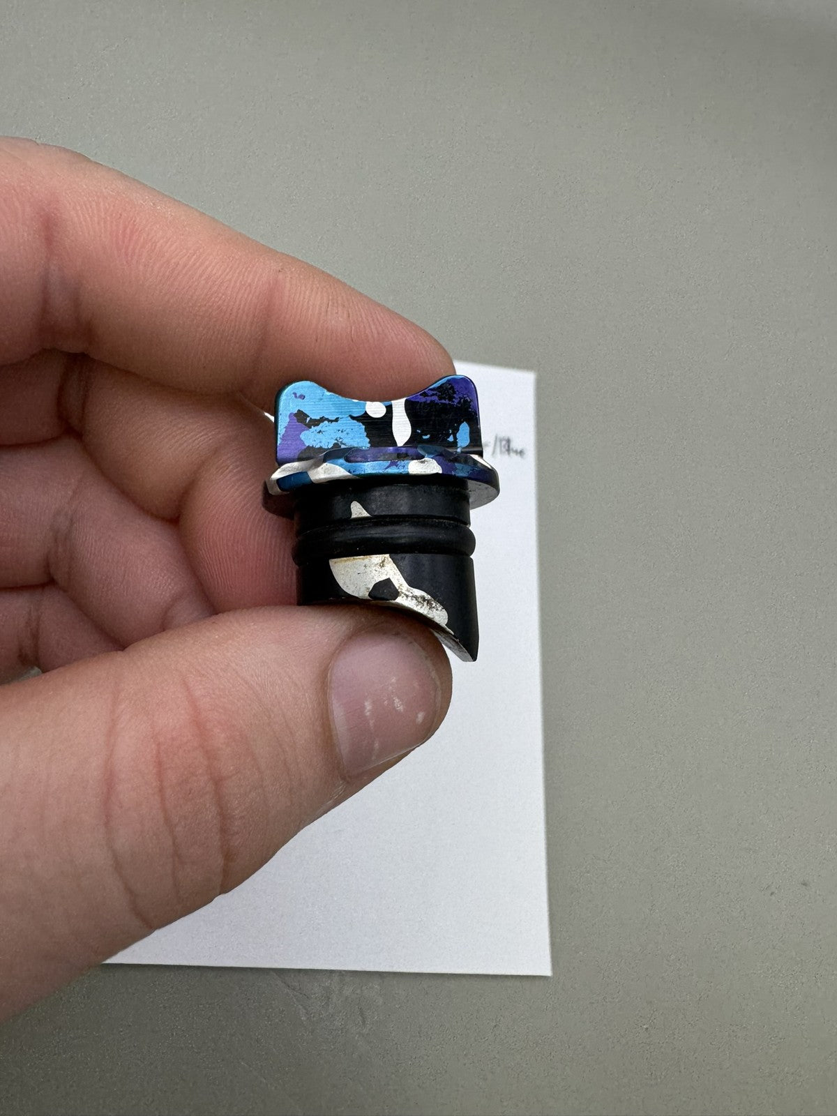 AGD Automag Power Feed Plug - Purple/Silver/Blue Splash