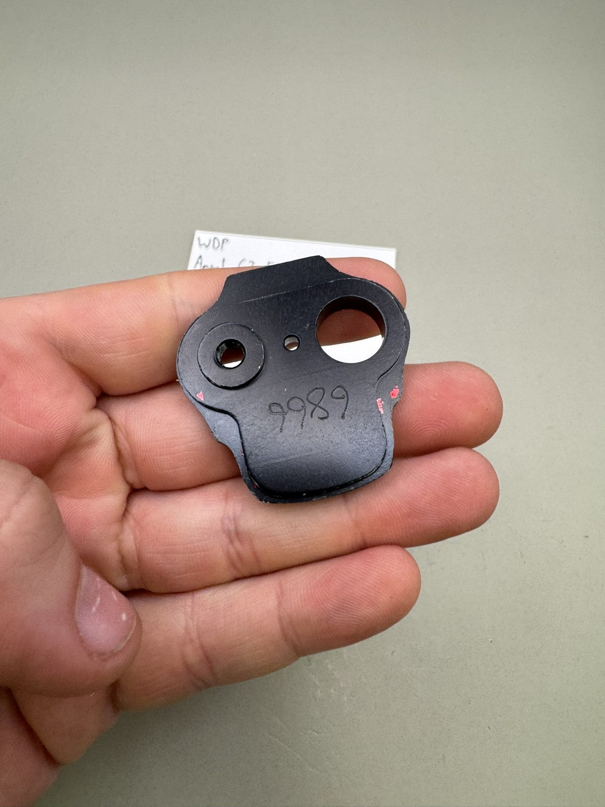 WDP Angel G7 Fly Back Plate - Black