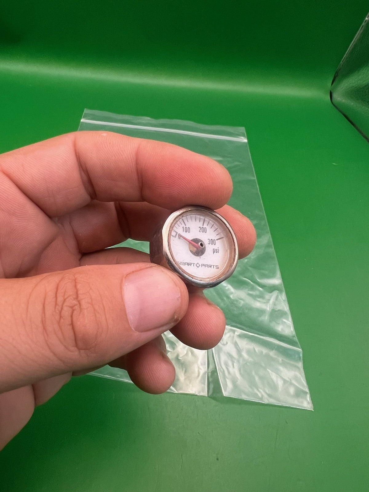 Smart Parts Mini Pressure Gauge 0-300 PSI Chrome ION Shocker SFT Nerve