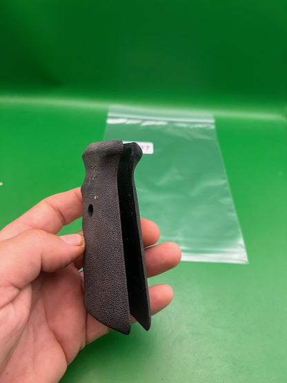 AGD Automag Single Hole Grip Panels Black Textured Rubber Classic