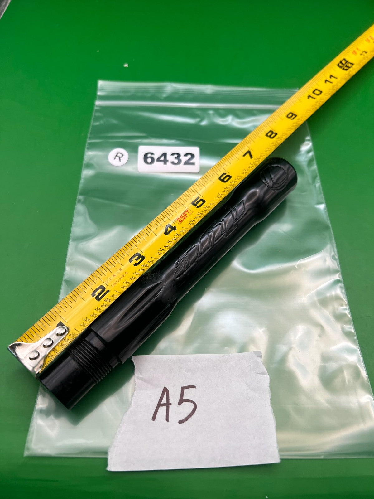 A5 Dye Ultralight Barrel - used paintball barrel back - black