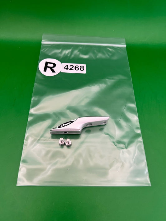 Dye Standard Micro Drop Forward Silver Polished Aluminum w/ Screws