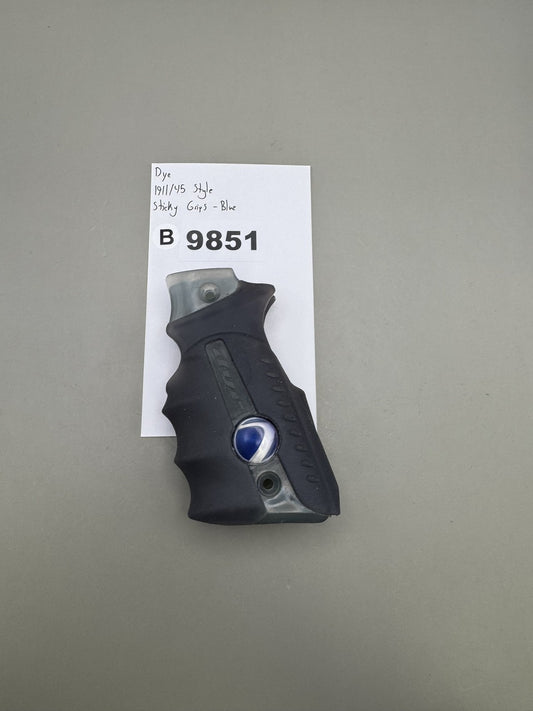 Dye 1911/45 Style Sticky Grips - Blue