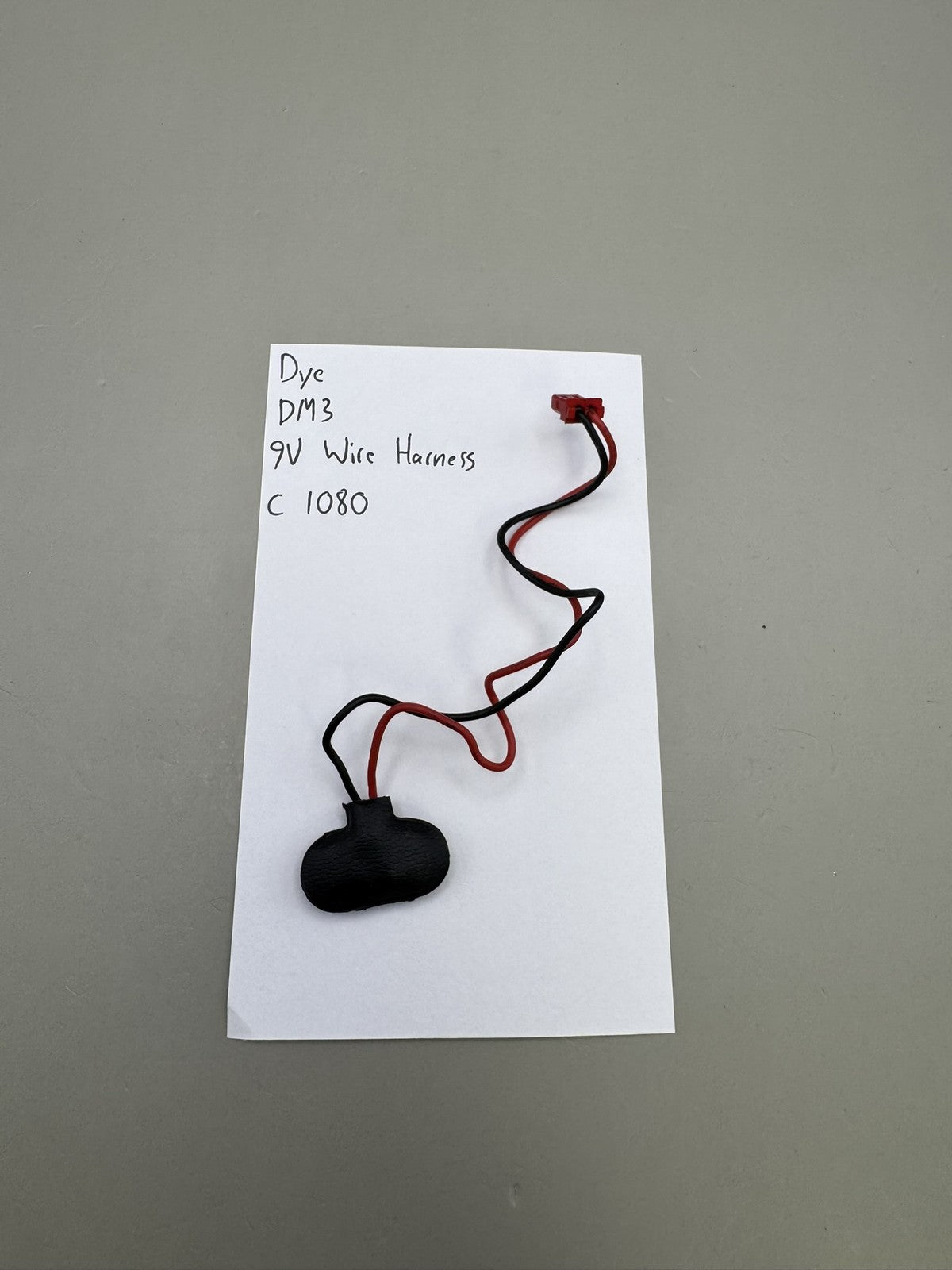 Dye DM3 9V Wire Harness